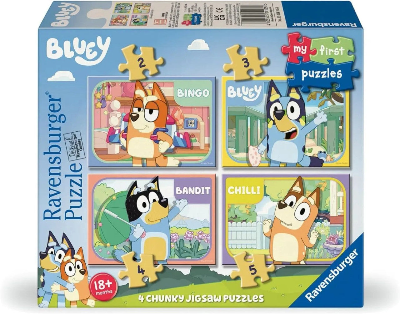 Ravensburger - My First Bluey 2, 3, 4, 5 pc Puzzles