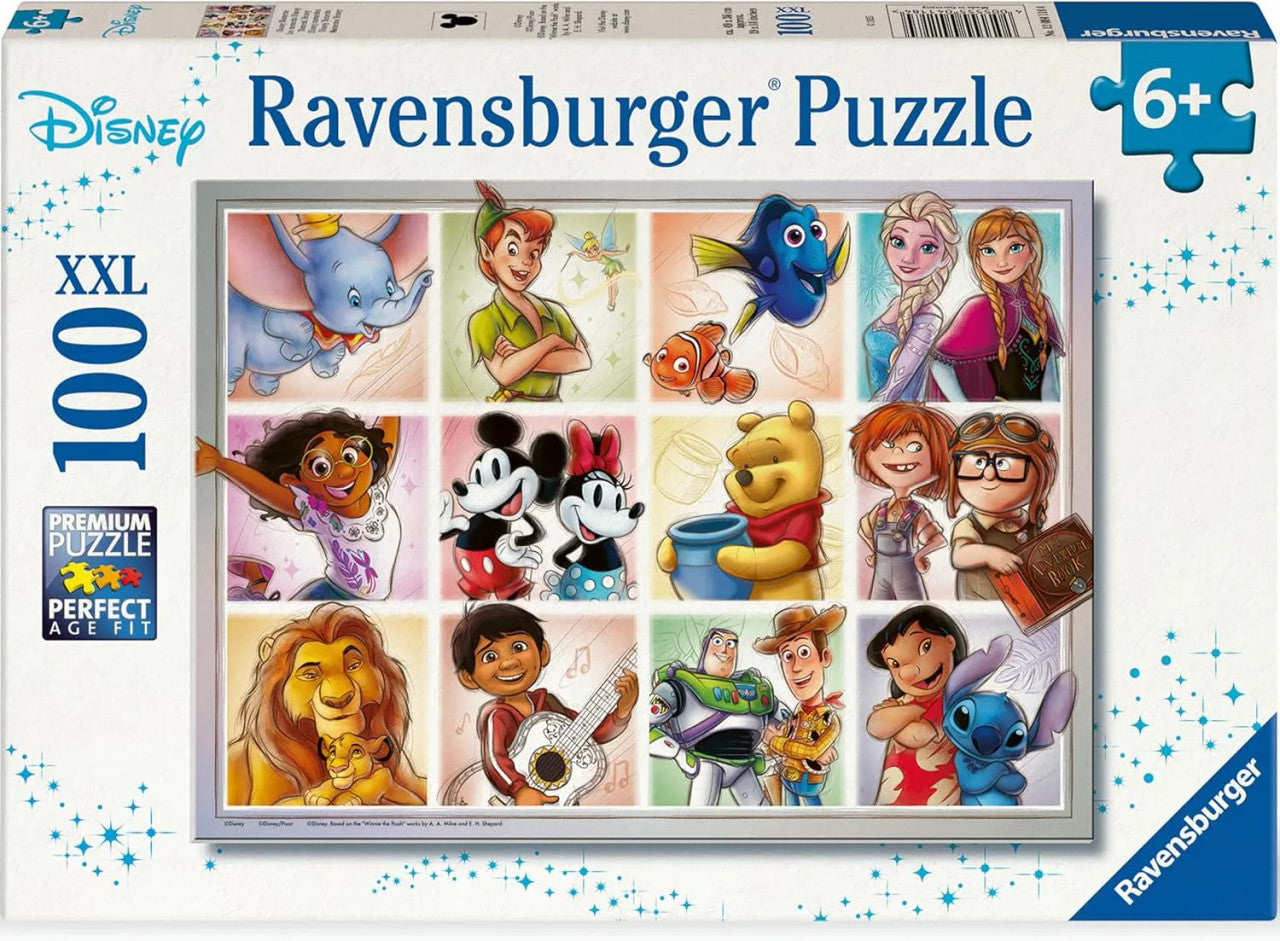 Ravensburger 100pc - Disney Multicharacter Puzzle