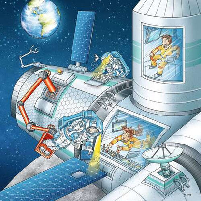 Ravensburger 3x49pc - Tom & Mia go on a Space Mission Puzzle