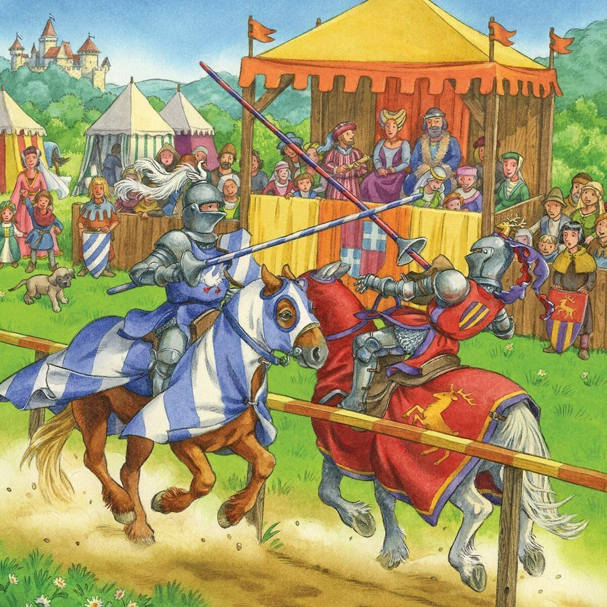 Ravensburger 3x49pc - Life of the Knight Puzzle