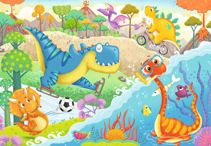 Ravensburger 2x12pc Puzzle - My Dino Friends Puzzle