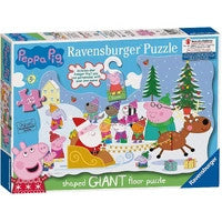 Ravensburger  32pc - Peppa Pig Christmas Shaped Floor Puzzle
