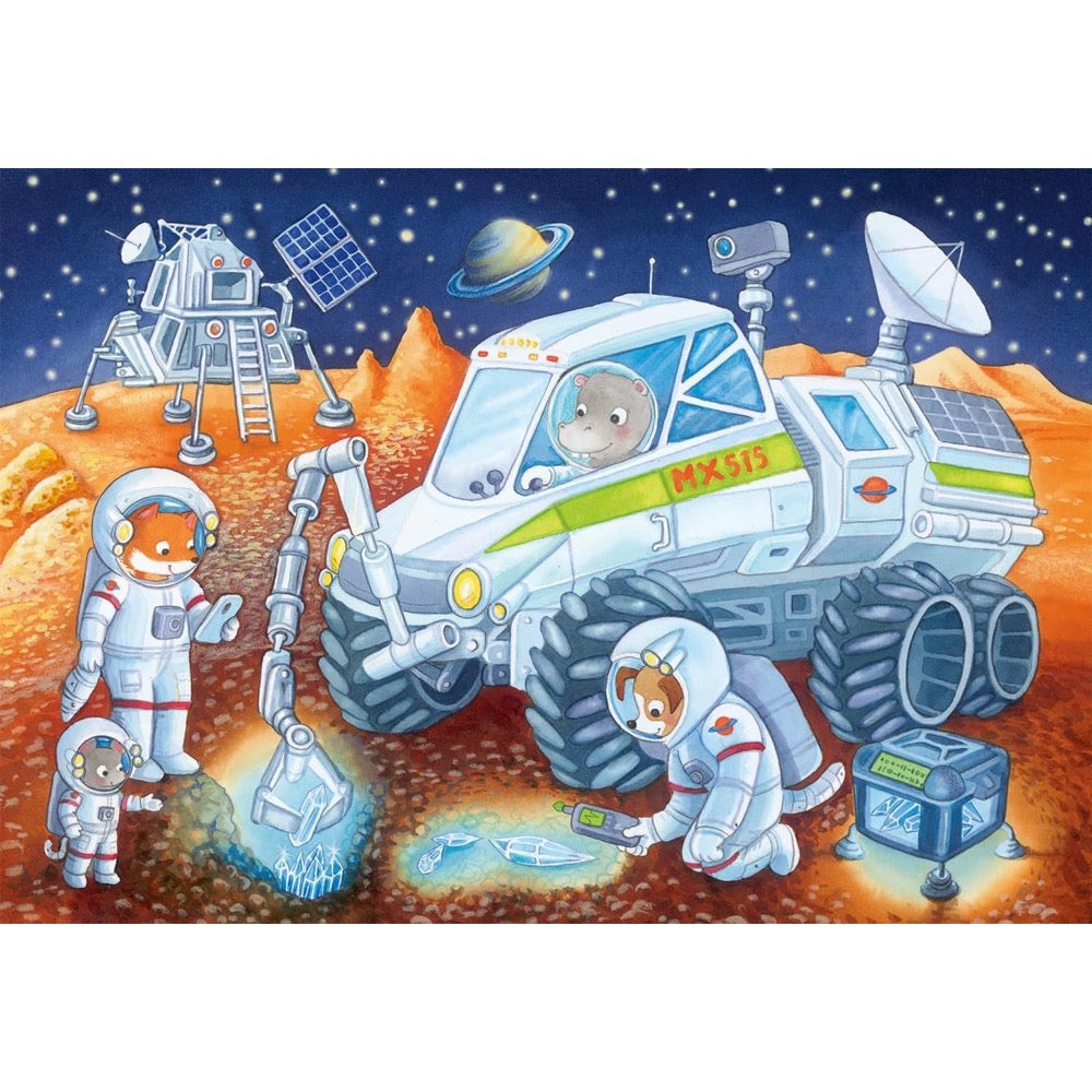 Ravensburger 2x24pc - Journey Through Outer Space Puzzle