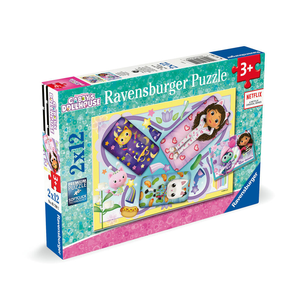 Ravensburger 2x12pc - Gabby's Dollhouse Puzzle