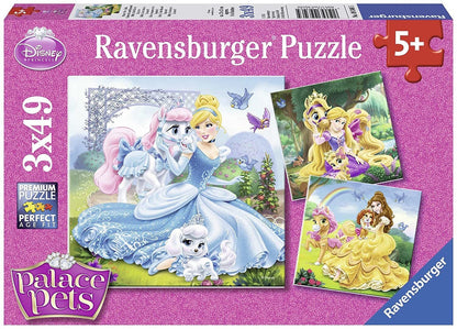 Ravensburger 3x49pc - Disney Princesses Belle Cinderella Rapunzel Puzzle