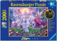 Ravensburger 200pc- Unicorn Kingdom Glow in the Dark Puzzle