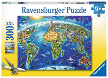 Ravensburger 300pc - World Landmarks Map Puzzle