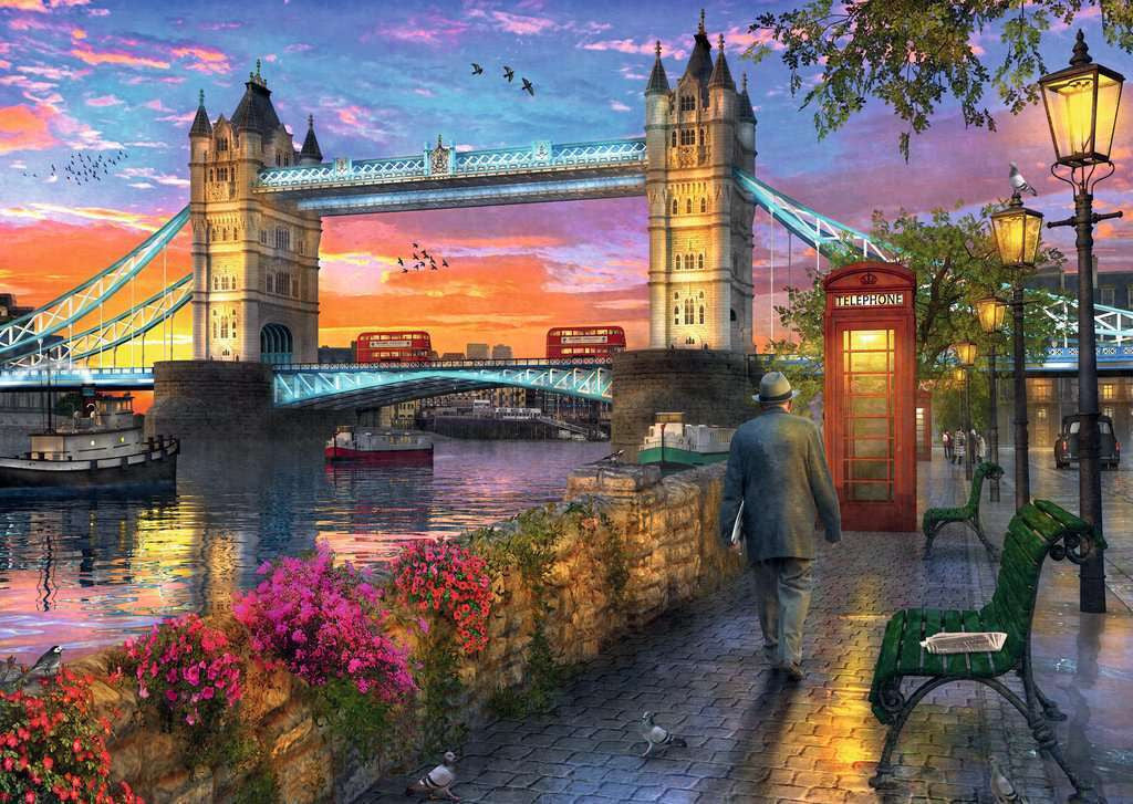 Ravensburger 1000pc - Tower Bridge at Sunset  Puzzle