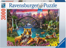 Ravensburger 3000pc - Tigers in Paradise Puzzle