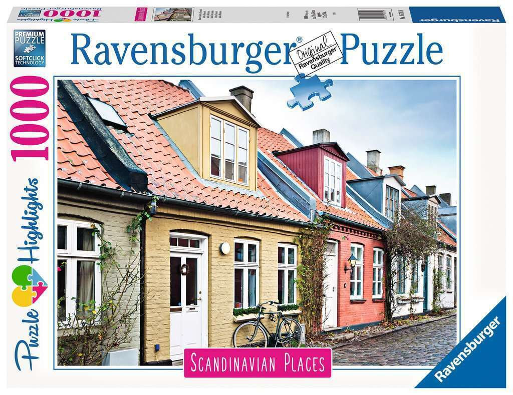 Ravensburger 1000pc - Scandinavian Places - Aarhus Denmark Puzzle