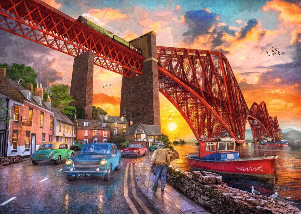Ravensburger 1000pc - Forth Bridge At Sunset Puzzle