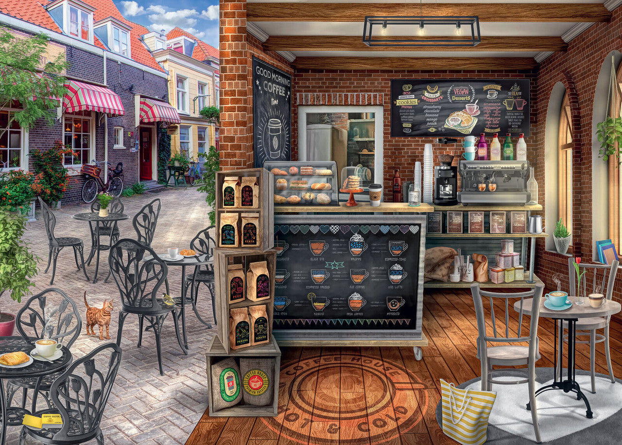 Ravensburger 1000pc -  Quaint Cafe Puzzle