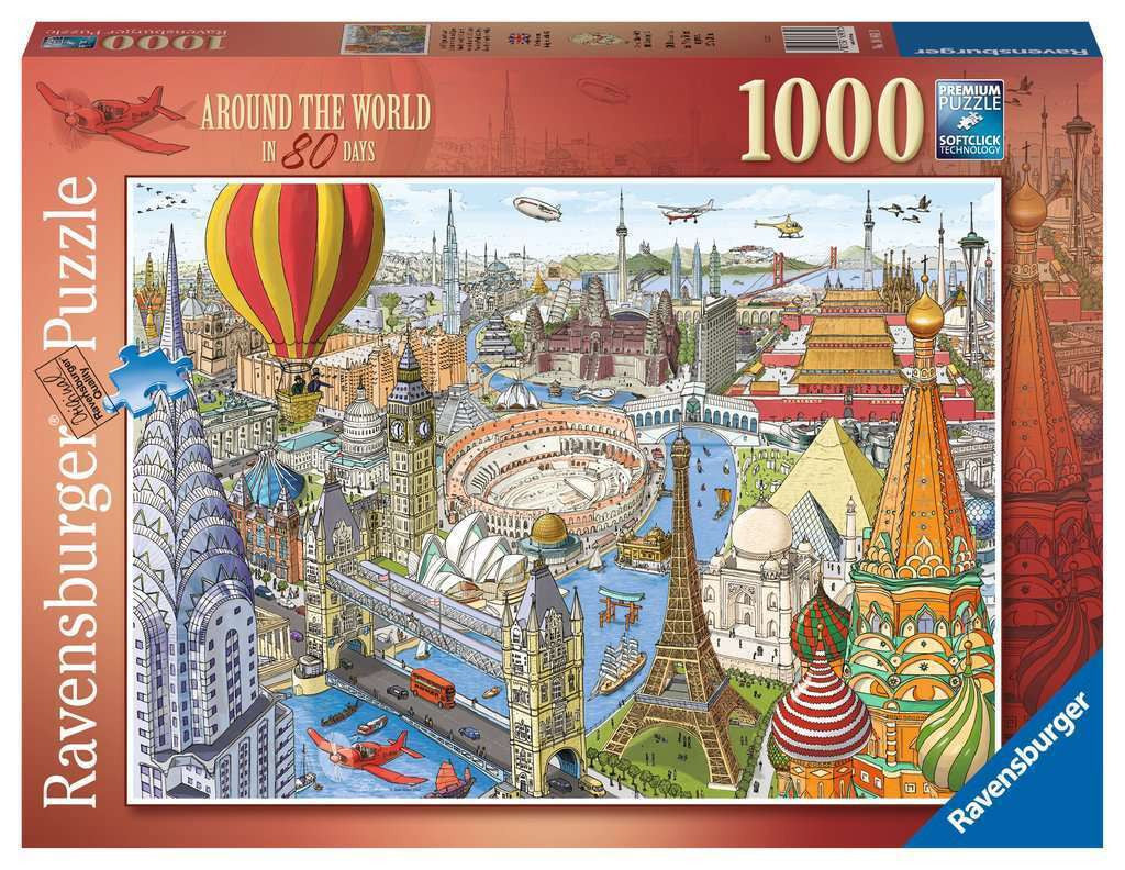 Ravensburger 1000pc - Around the World in 80 Days Puzzle