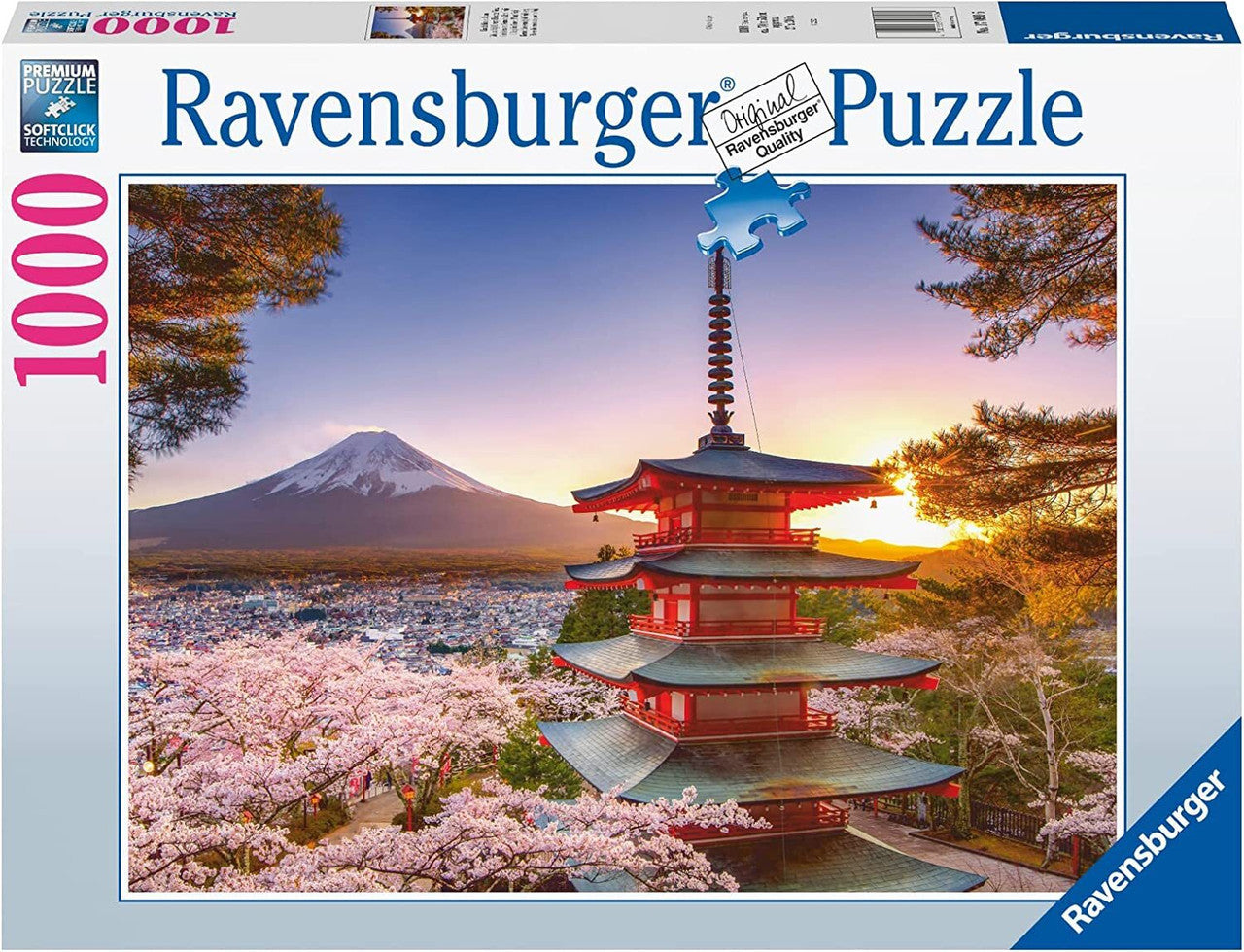 Ravensburger 1000pc - Mount Fuji Cherry Blossom Puzzle