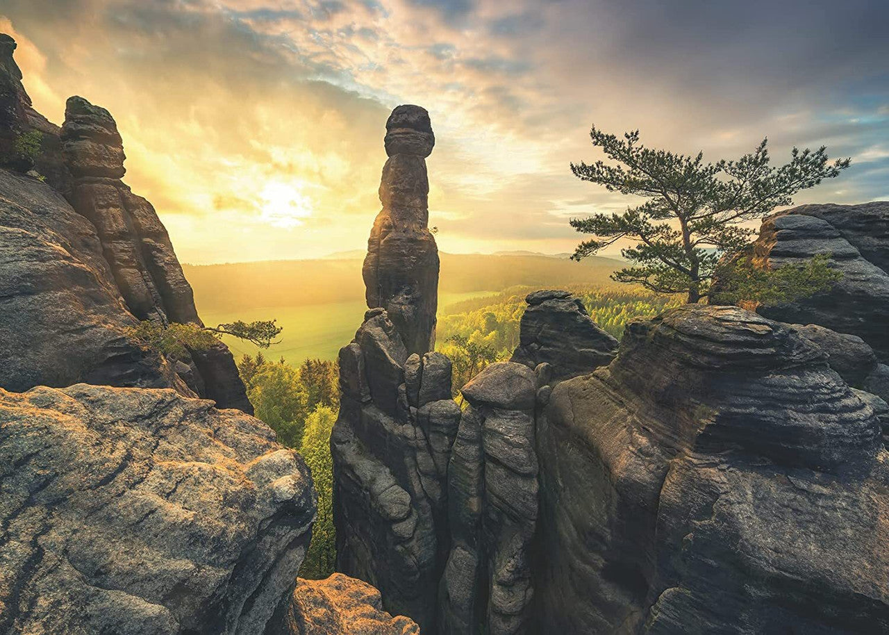 Ravensburger 1000pc - Monolith, Elbe Sandstone Mountains Puzzle