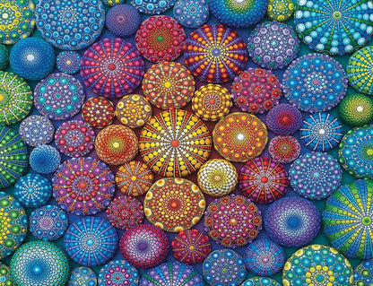 Ravensburger 2000pc - Radiating Rainbow Mandalas Puzzle