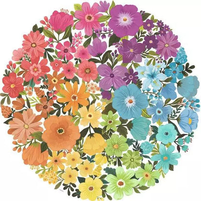 Ravensburger 500pc - Circle of Colors Flowers Puzzle