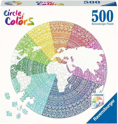 Ravensburger 500pc - Circle of Colors Mandala Puzzle
