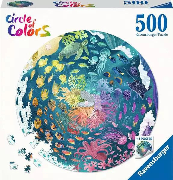 Ravensburger 500pc - Circle of Colors Ocean Puzzle