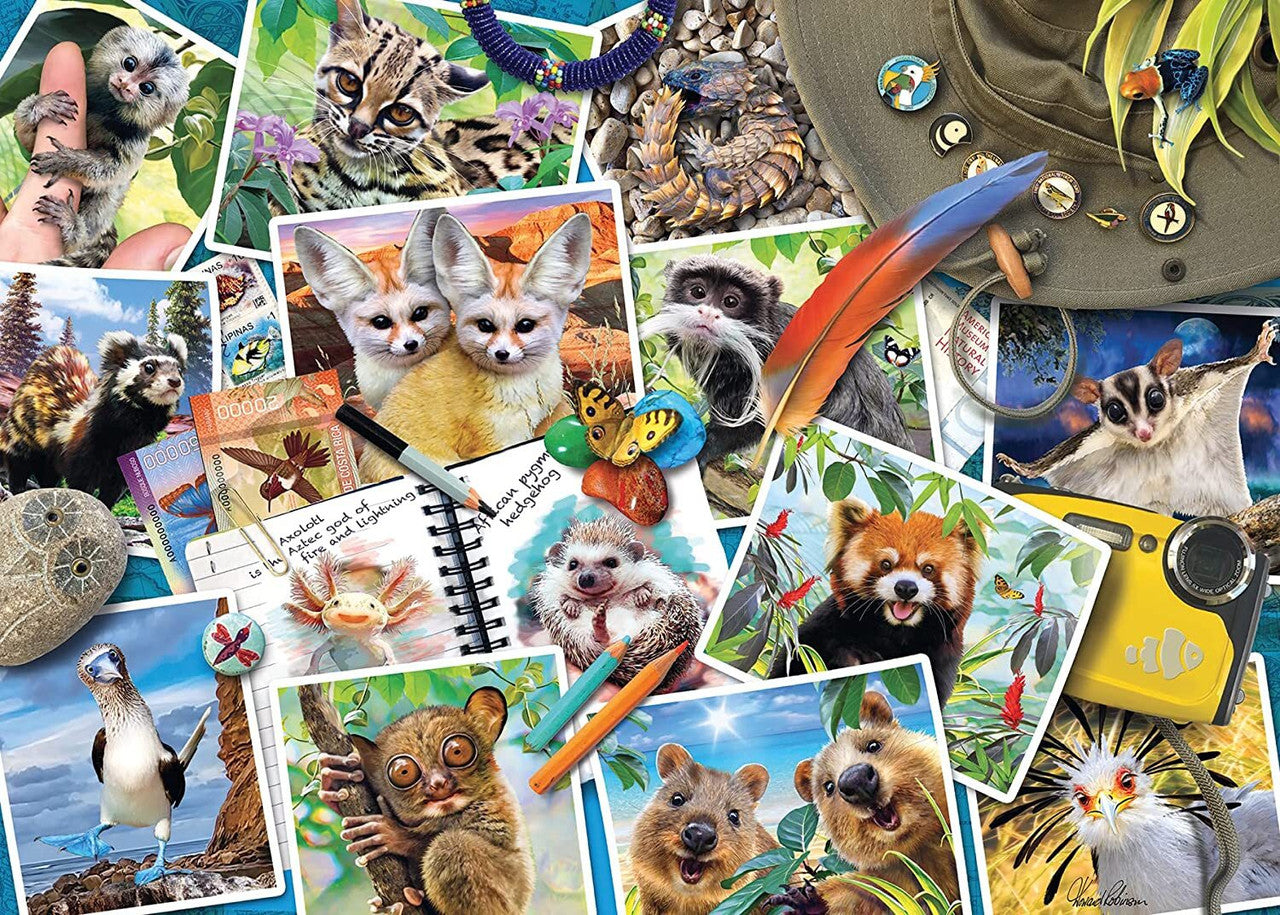 Ravensburger 1000pc- A Traveller's Animal Journal Puzzle