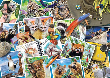 Ravensburger 1000pc - A Traveller's Animal Journal Puzzle