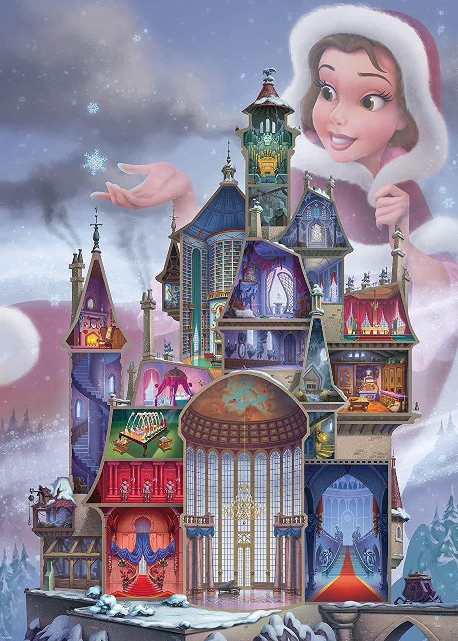 Ravensburger 1000pc - Disney Castles - Belle Puzzle