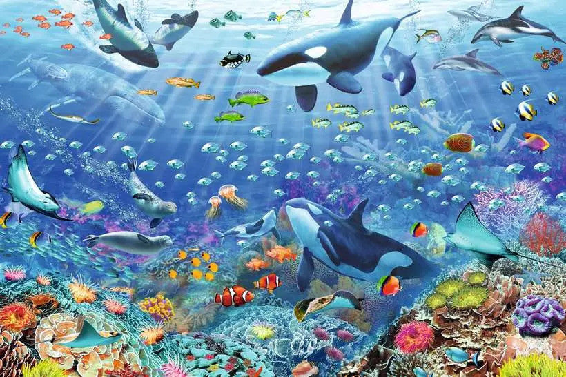 Ravensburger 3000pc - Colourful Underwater Puzzle