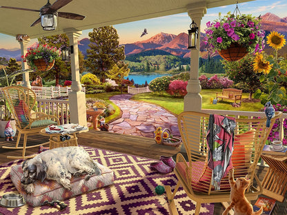 Ravensburger 750pc - Cozy Front Porch Large Format Puzzle
