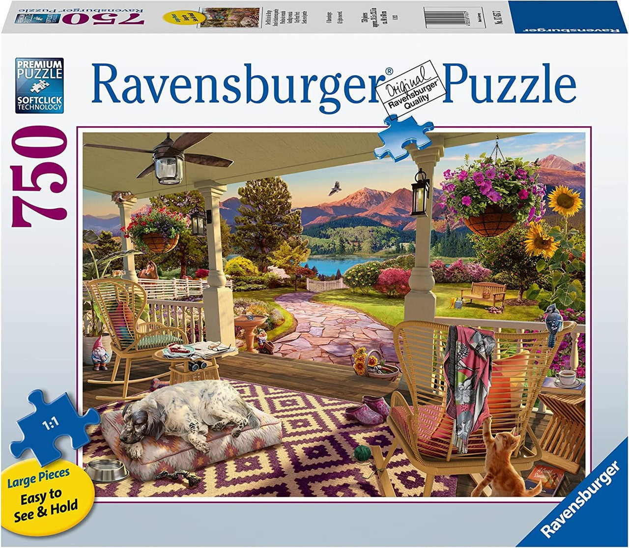 Ravensburger 750pc - Cozy Front Porch Large Format Puzzle