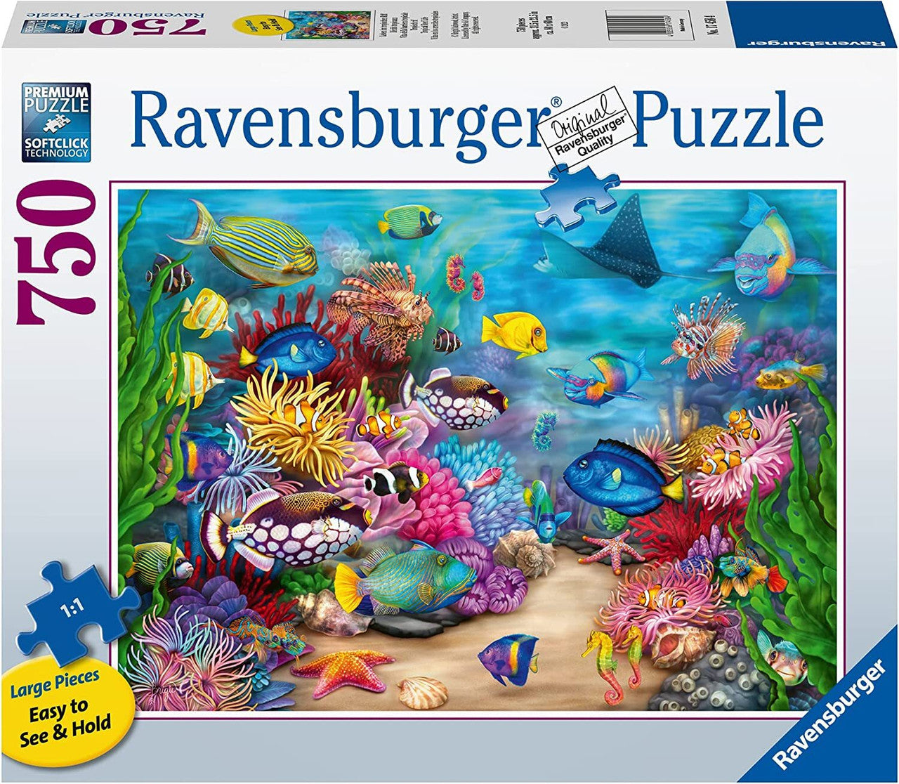 Ravensburger 750pc - Tropical Reef Life Large Format Puzzle