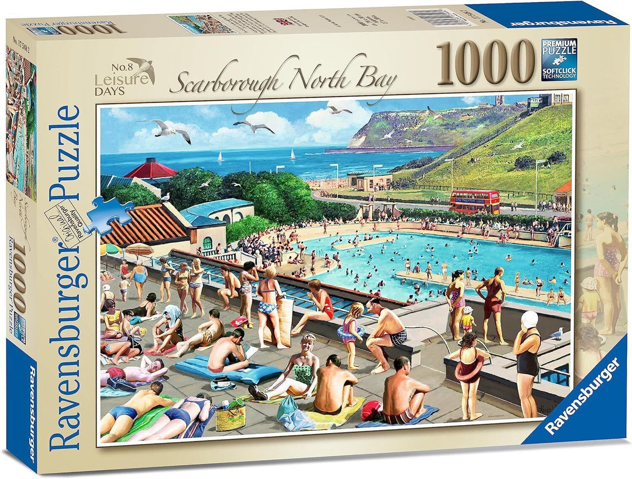Ravensburger 1000pc - Leisure Days No. 8 -  Scarborough North Bay Puzzle