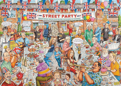 Ravensburger 1000pc - Best of British No.24 The Street Party Puzzle