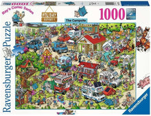 Ravensburger 1000pc - Holiday Resort 1 - The Campsite Puzzle