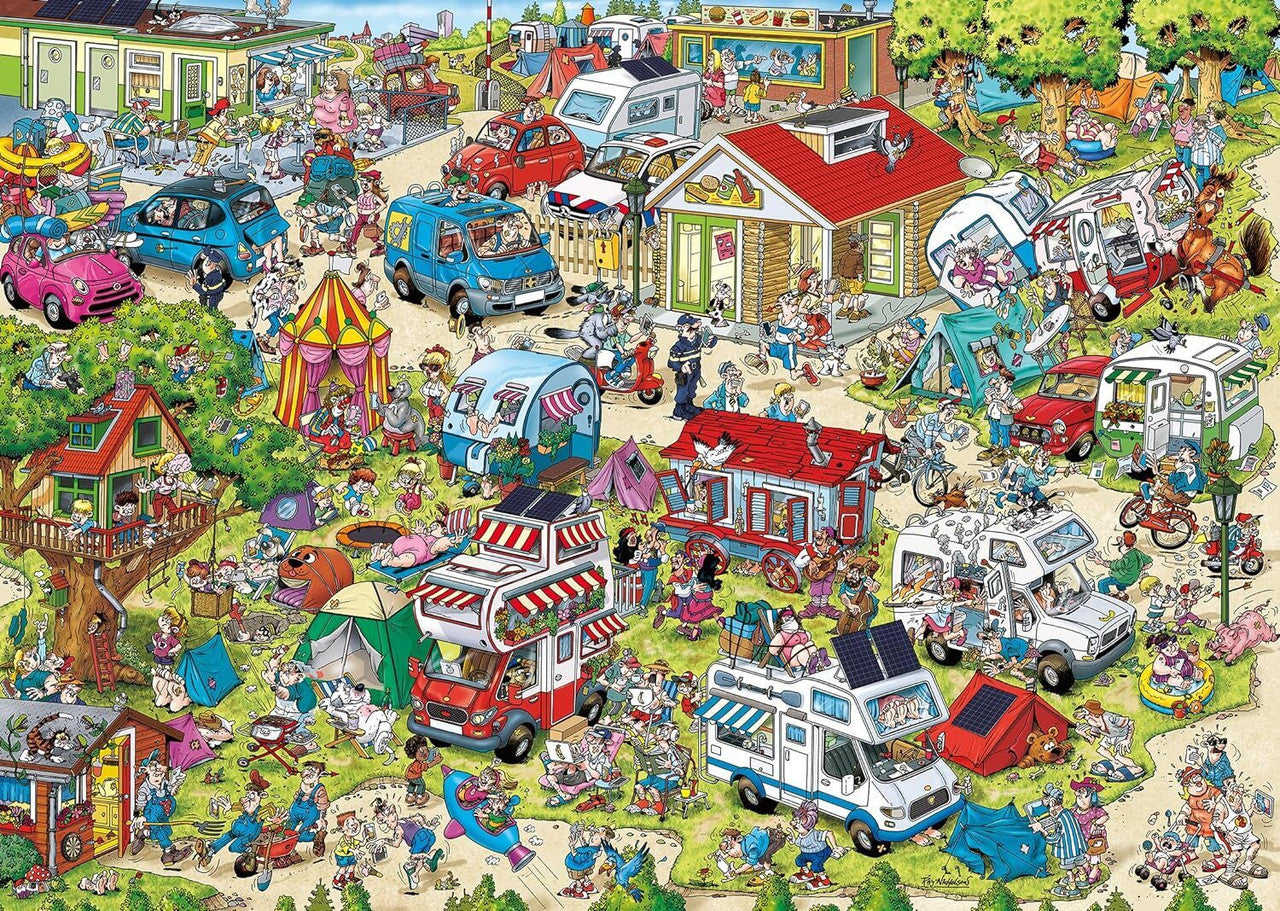 Ravensburger 1000pc - Holiday Resort 1 - The Campsite Puzzle