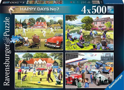 Ravensburger 4 x 500pc - Favourite Pastimes Puzzle