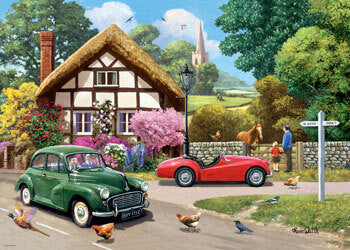 Ravensburger 1000pc - Leisure Days No. 9 - A Country Drive Puzzle
