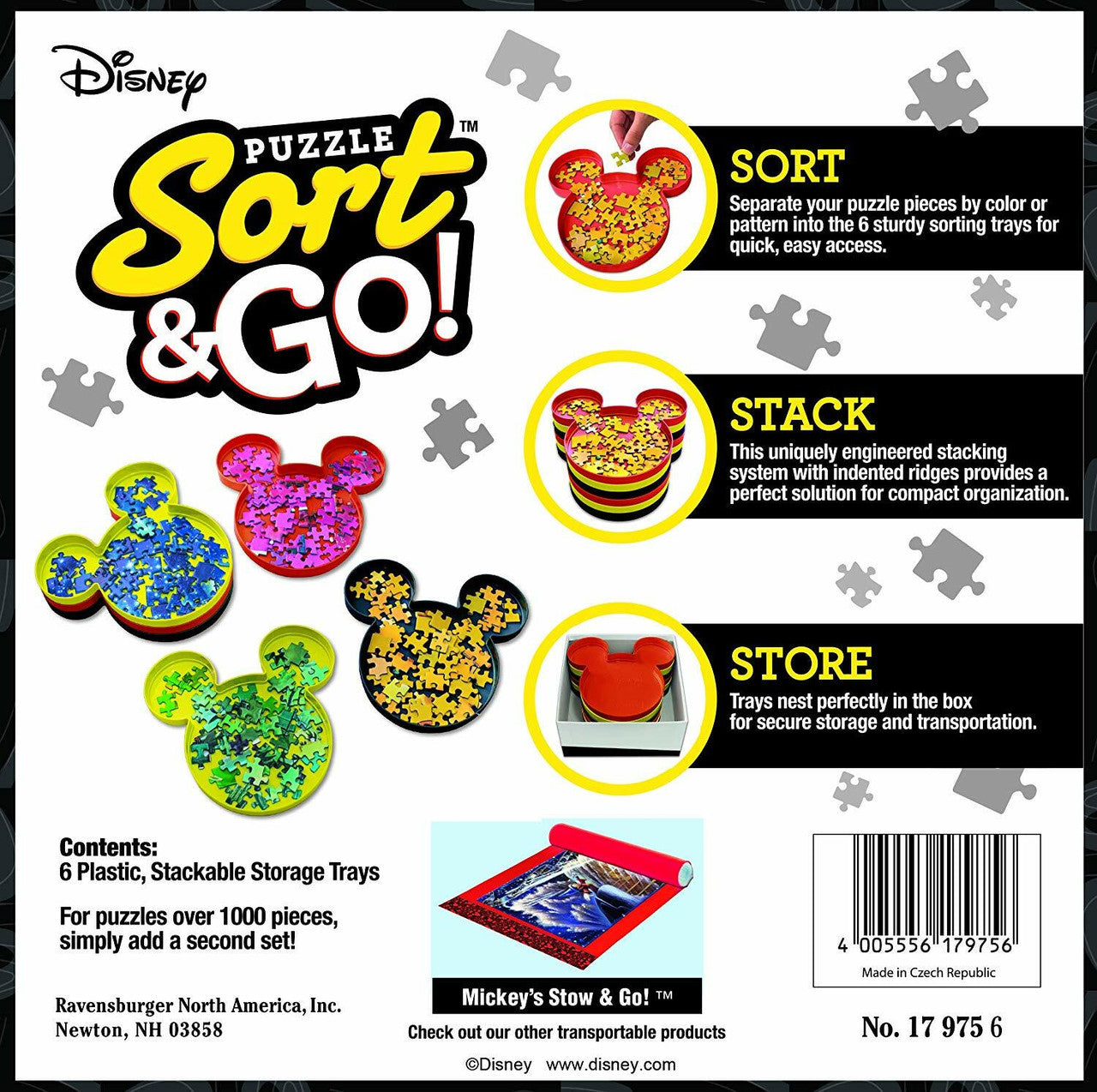 Ravensburger - Disney Mickey's Sort & Go ! Puzzle Sorter