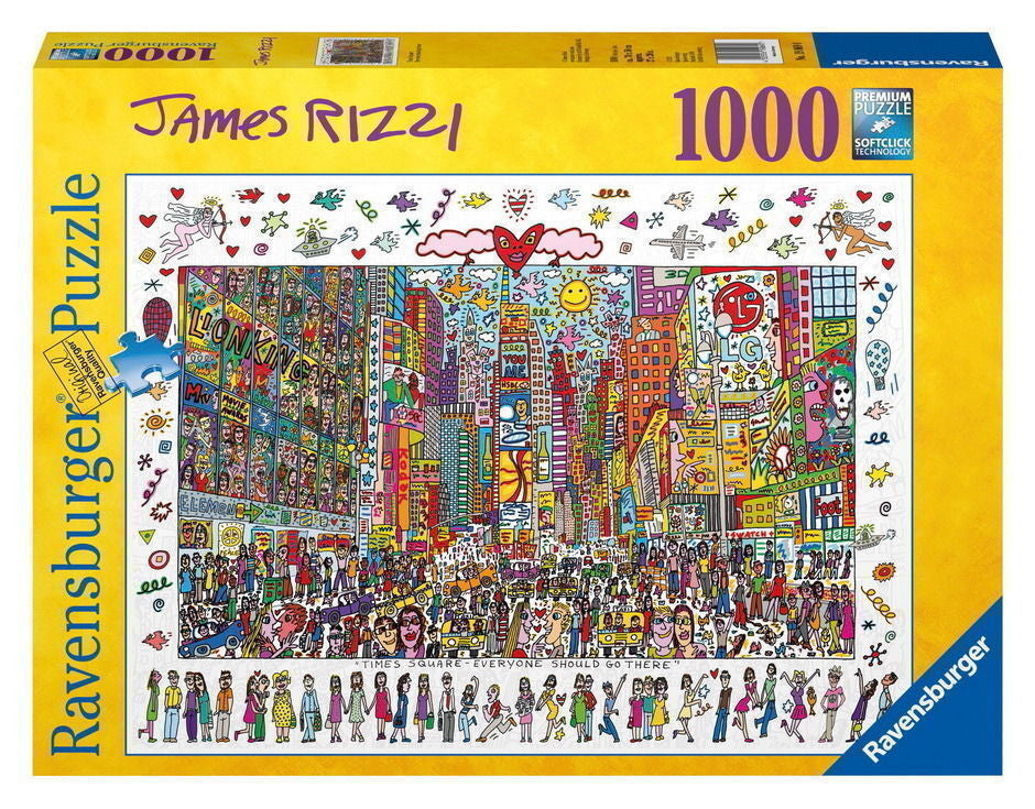 Ravensburger 1000pc - James Rizzi: Times Square Puzzle