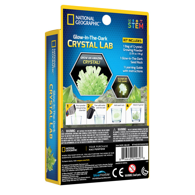 National Geographic - Glow in the Dark Mini Crystal Lab