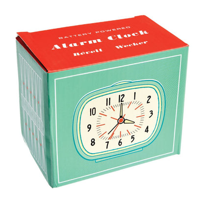 Rex London - Retro Alarm Clock - Blue