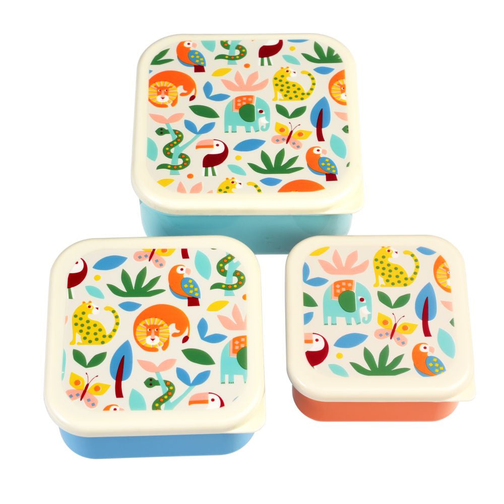 Rex London - Snack Boxes - Wild Wonders (Set of 3)