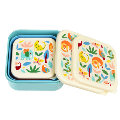 Rex London - Snack Boxes - Wild Wonders (Set of 3)