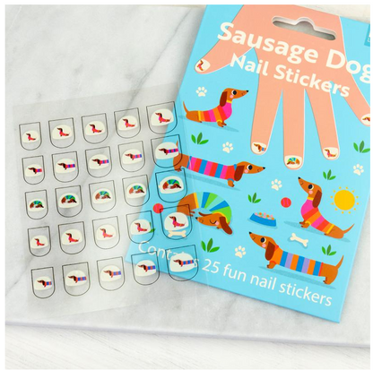 Rex London - Nail Stickers - Sausage Dog