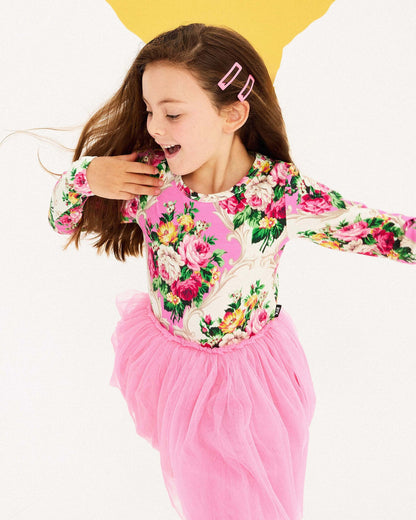 Rock Your Baby - Rosette Long Sleeve CIRCUS Dress