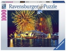 Ravensburger puzzle box with Sydney Opera House and fireworks display