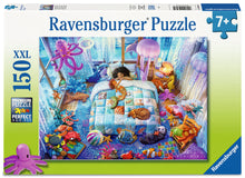 Ravensburger UnderSea Dreams 150 XXL piece children's jigsaw puzzle featuring a magical underwater bedroom with an octopus, jellyfish and sea creatures