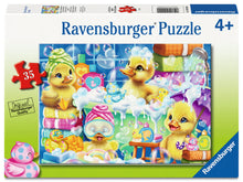 Ravensburger Scrub a Dub Duckies 35 piece children's jigsaw puzzle featuring four adorable rubber duckies enjoying bath time