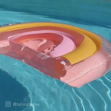 Sunnylife - Float Away Lie On Rainbow - Peachy Pink