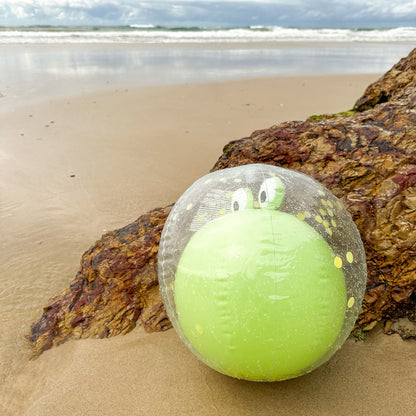 Sunnylife - 3D Inflatable Beach Ball - Cookie the Croc Light Khaki