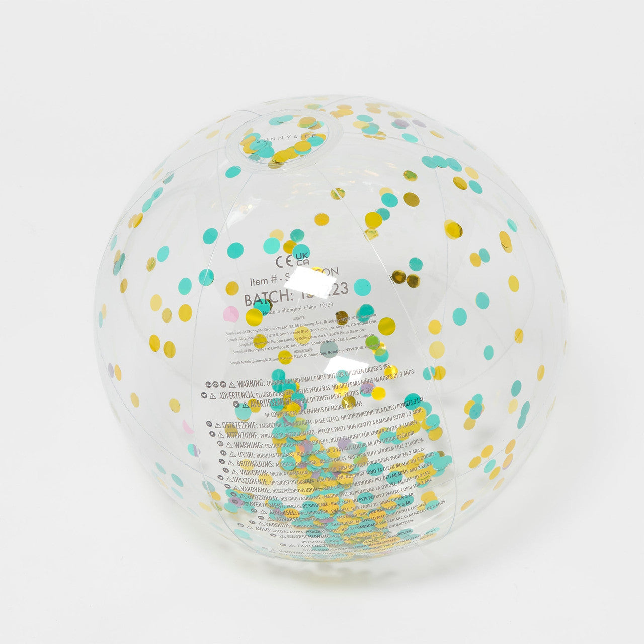 Sunnylife Inflatable Beach Ball -  Confetti Multi